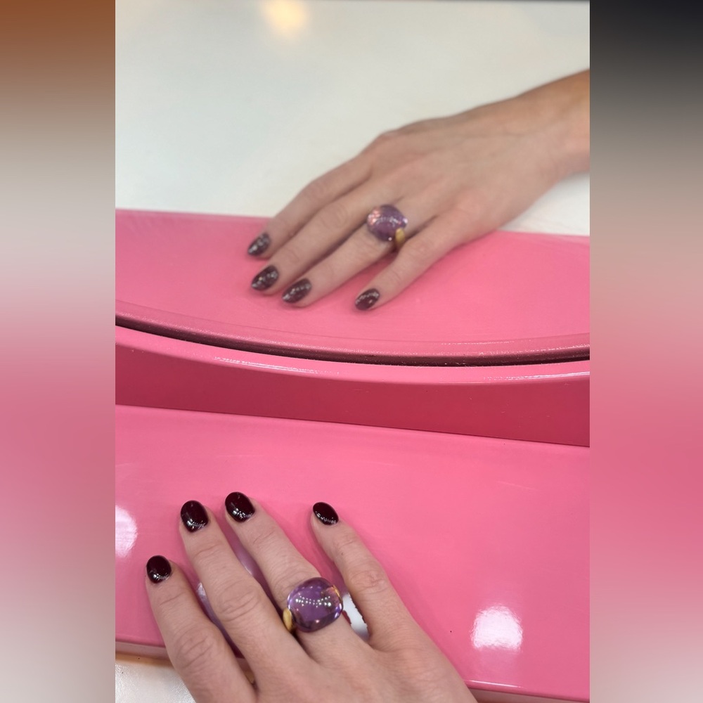 Genuine Amethyst Cocktail Ring from The Gem Palace